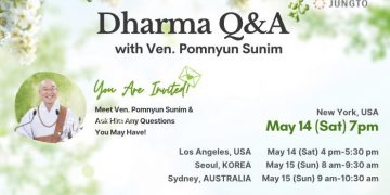 Dharma Q&A for the Students of the English Jungto Dharma School
