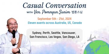 In-Person Casual Conversation with Ven. Pomnyun Sunim in 2024