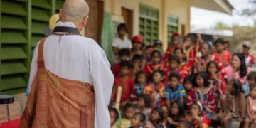 “I’m truly delighted that all the villagers participated in building the school”